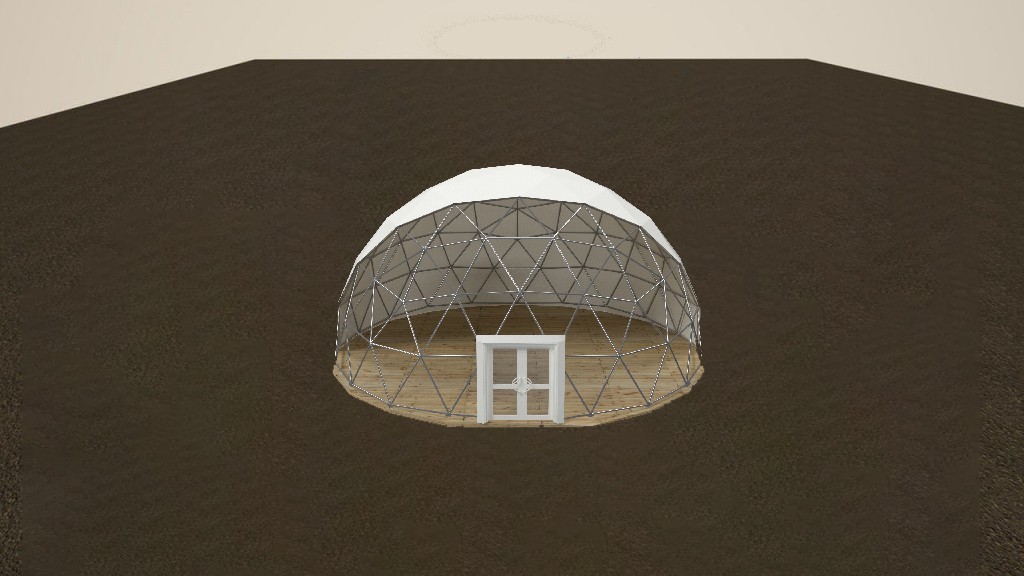  Сферический шатер диаметр 10 метров. S = 78 кв.м.