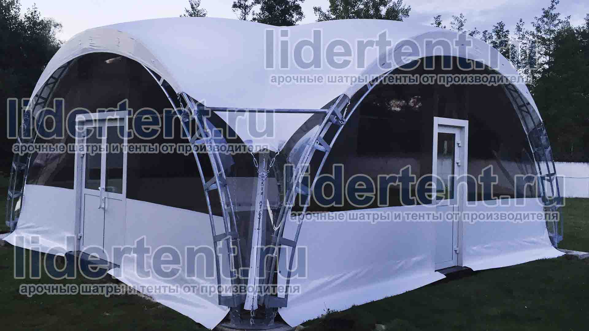 Арочные шатры и модули хороши не только на продажу - но и для личных нужд! Примером может служить арочный модуль 6х6 (в Быково)